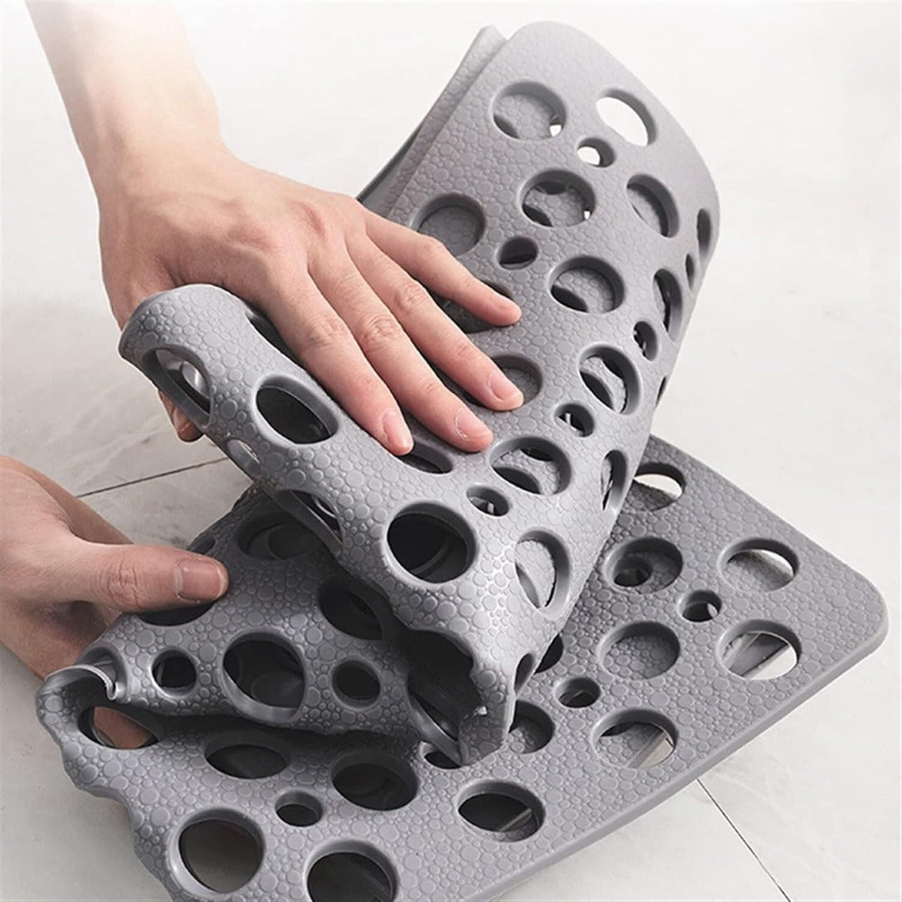Veilige en hygiënische antislip badmat voor douche of bad, met comfortabele textuur.