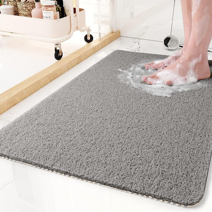 Sterke PVC antislip badmat, hygiënisch en duurzaam voor langdurig gebruik.