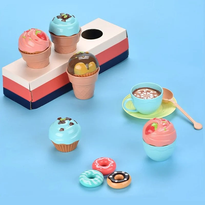 "Interactieve speelkeuken, duurzaam ABS-plastic, stimuleert creatief spel, ideaal voor sociale interactie en motorische vaard