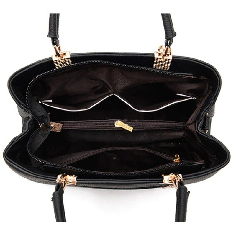 Stijlvolle blauwe dames schoudertas met strik, gemaakt van kunstleer, elegant en functioneel als accessoire.