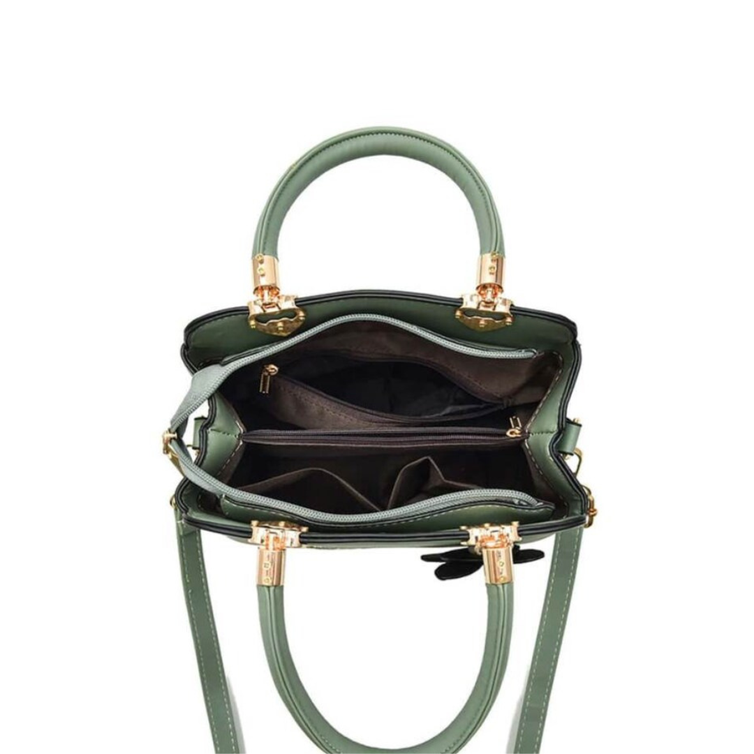 Modieuze Flora crossbody tas voor dames, ideaal als elegante accessoire met borduurwerk.