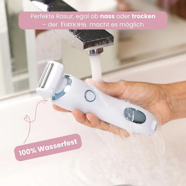 Waterdichte, draadloze damesrasierer met USB opladen, voor een perfecte bikinilijn.