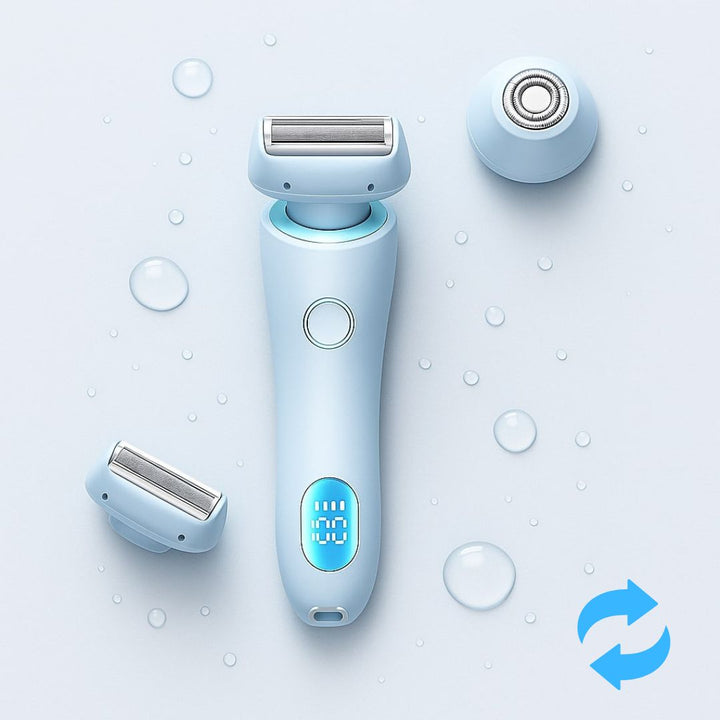 Dames intimscheerapparaat, elektrische bikini trimmer voor gladde, zijdezachte gevoelige huid.