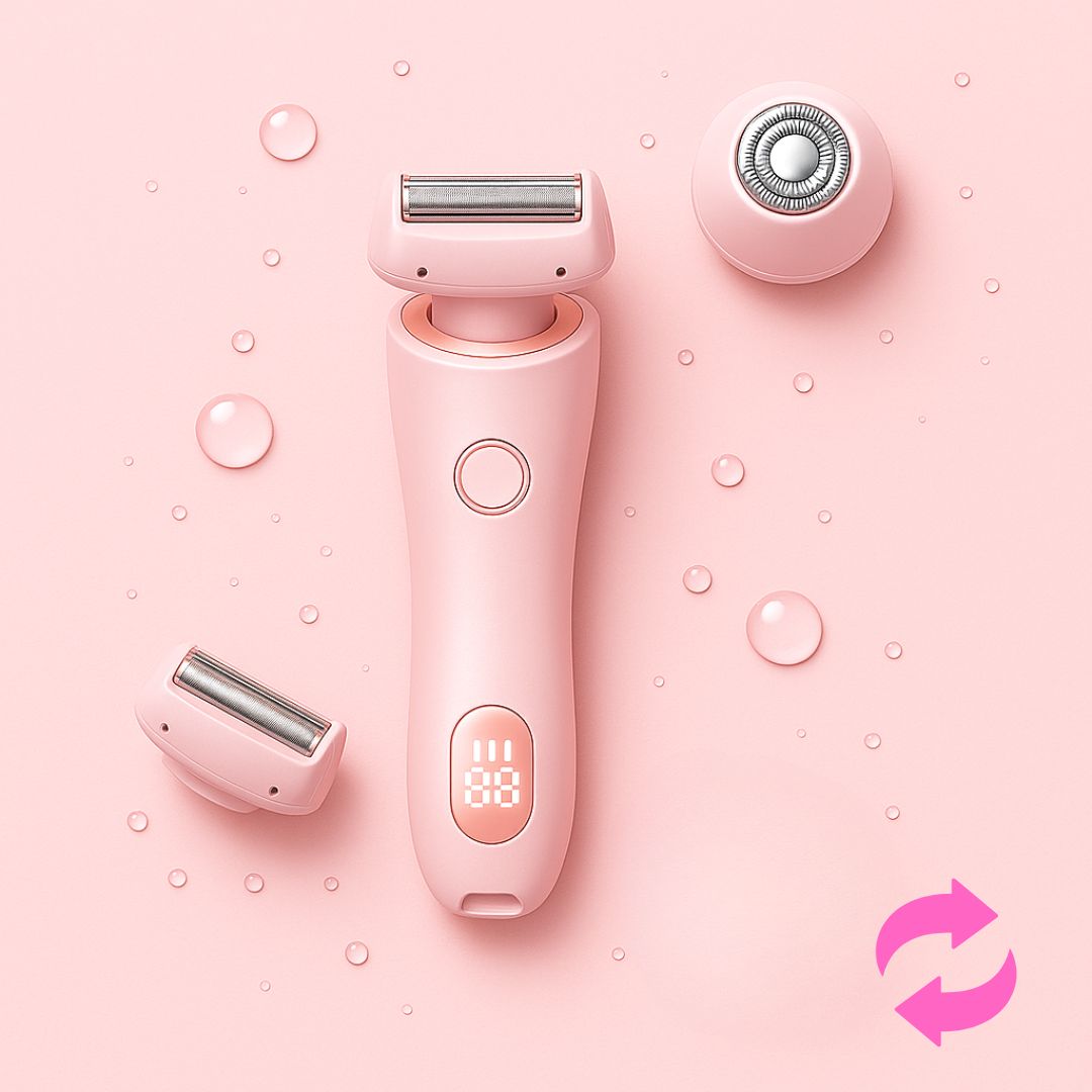 Dames intimscheerapparaat, elektrische bikini trimmer voor zijdezachte huid.