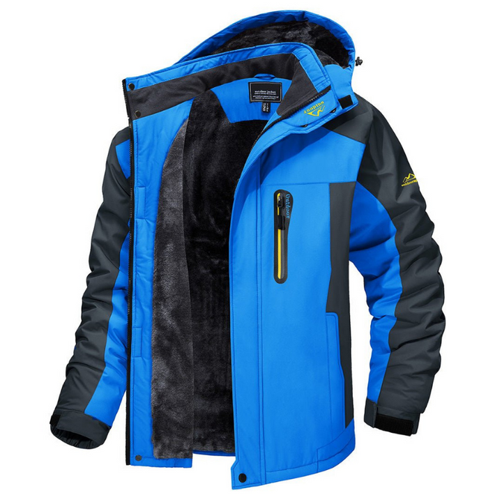 Comfortabele heren parka van ademende katoenmix, waterdicht en warm, geschikt voor dagelijks gebruik en winterse kou.
