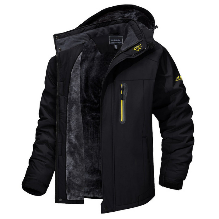 Warme heren winterjas, waterdichte parka met ademende katoenmix voor comfort en bescherming tegen winterweer.