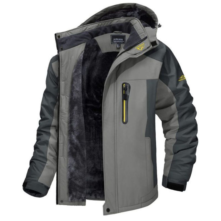 Stijlvolle heren winterparka, warm en waterdicht, perfect voor zowel stedelijke omgeving als outdoor activiteiten.