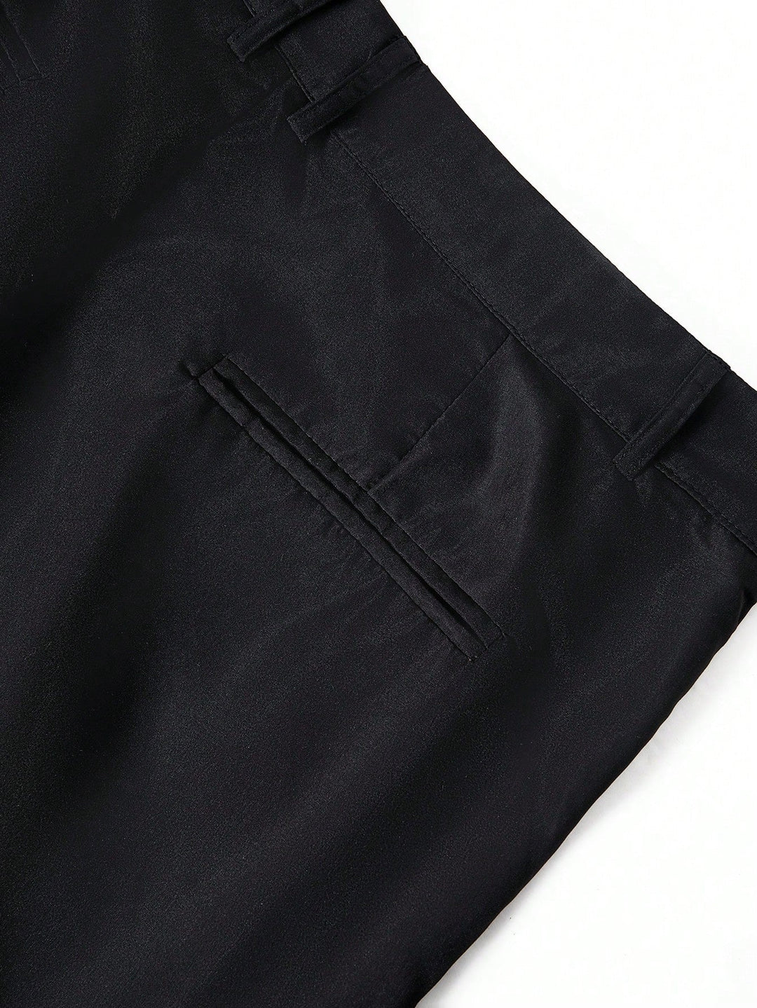 Zakelijke casual herenbroek met rechte pijpen, biedt comfort en een nette uitstraling.