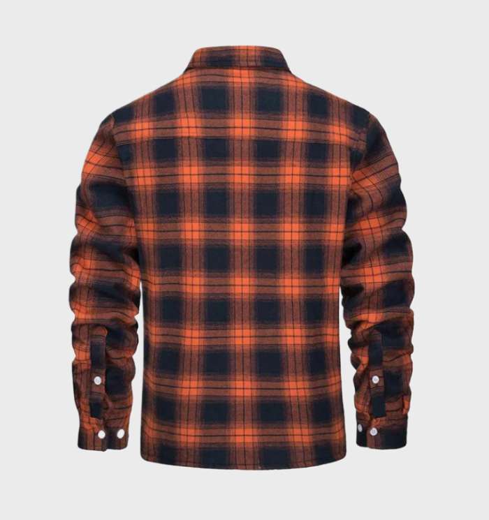 Stijlvol heren flannel jack met tijdloos vintage design, perfecte casual bovenkleding voor elke dag.