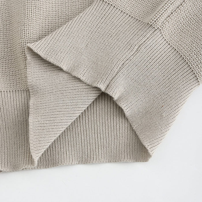 Klassieke heren trui met halve rits in een effen kleur, tijdloze stijl en comfort.