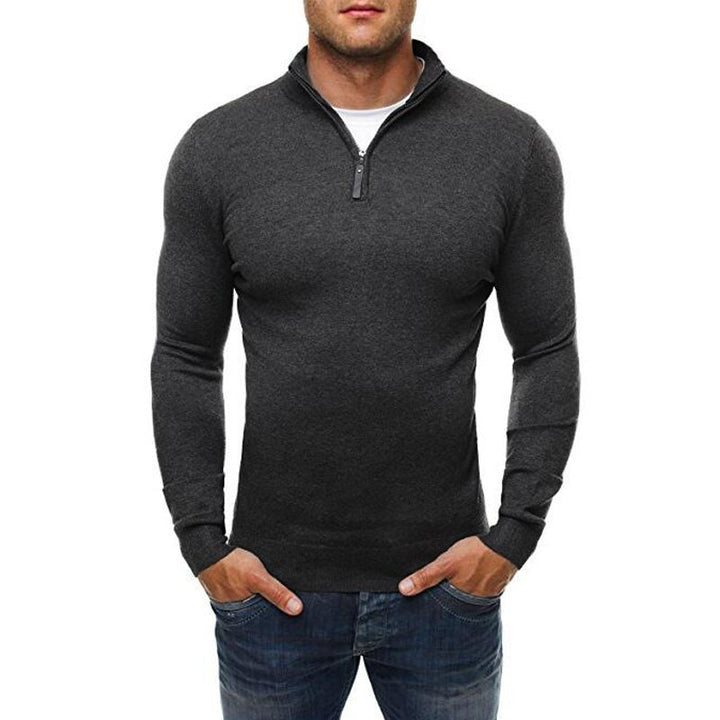 Stijlvolle heren trui met rits, perfect voor een casual look. Comfortabel vest voor alle seizoenen.