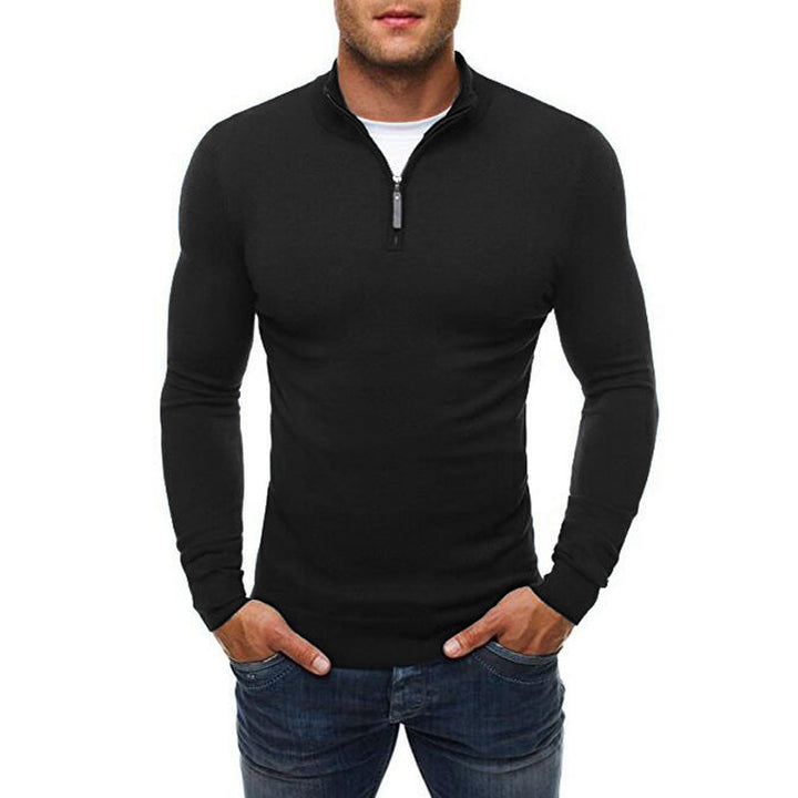 Modieuze heren trui met rits, een essentieel kledingstuk. Dit comfortabele vest is zowel stijlvol als praktisch.