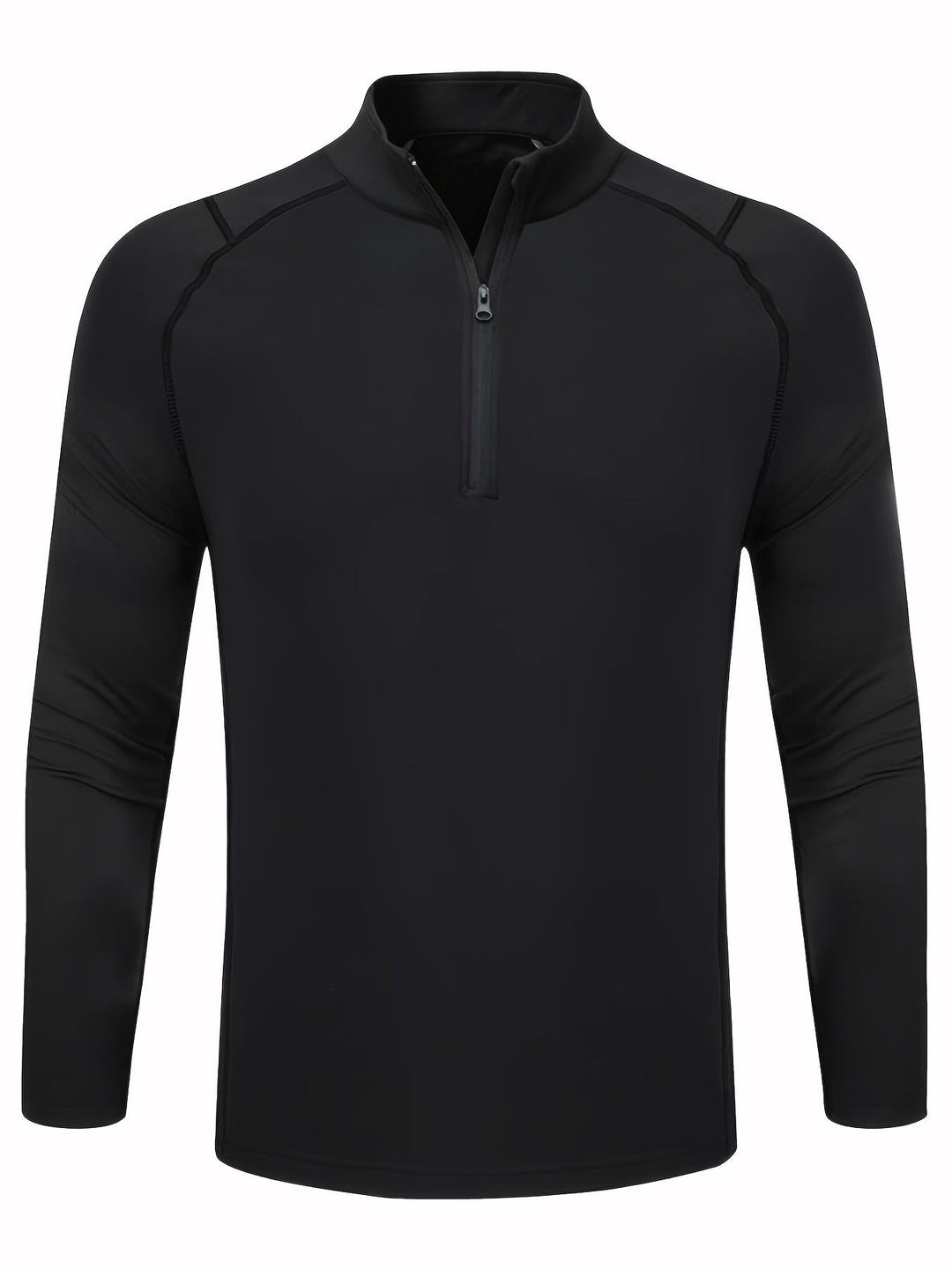 Warme sportbasislaag heren met lange mouwen, perfect voor outdoor sport in koud weer.