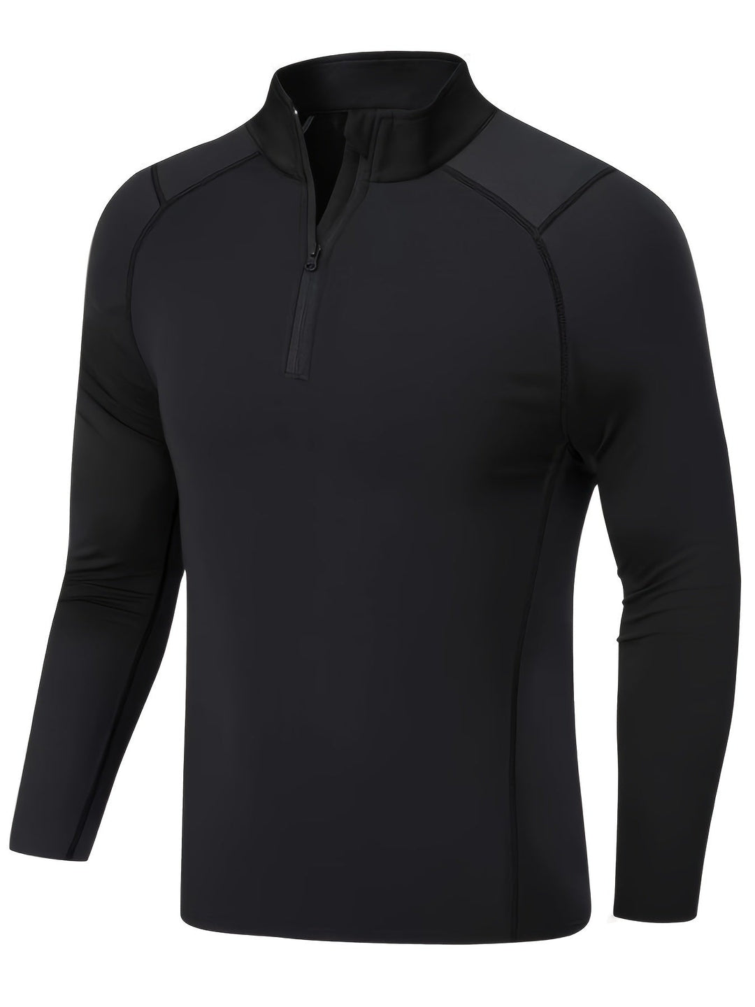 Heren thermoshirt lange mouw, ideaal als warme, ademende sportbasislaag voor lente en herfst.