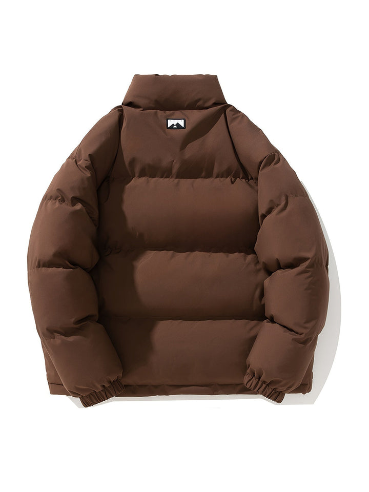 Casual heren herfst/winterjas. Winddicht pufferjack met warme vulling en opstaande kraag voor optimale bescherming.