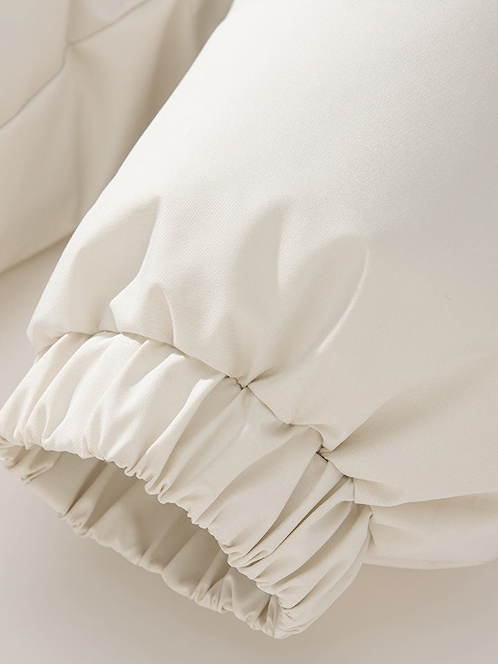 Warme en winddichte heren winterjas. Pufferjack met opstaande kraag, essentieel voor herfst en winter, comfortabel.