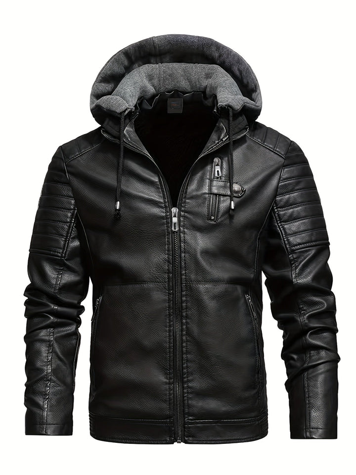 Heren Jasper softshelljack met capuchon, waterdicht en winddicht voor outdooractiviteiten.