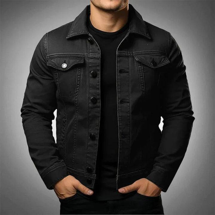 Trendy heren denimjack, veelzijdig voor een casual look. Comfortabele spijkerjas voor elk seizoen.