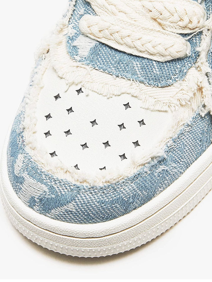 Robuuste heren schoenen met sterrenprint, ontworpen voor duurzaamheid en superieur loopcomfort.