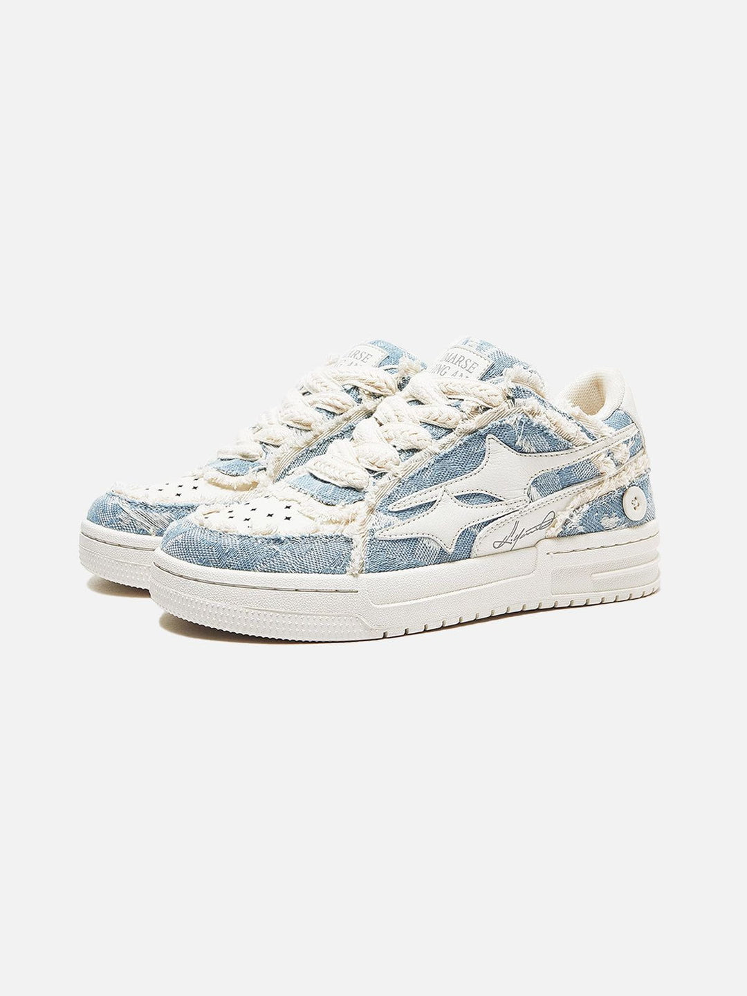 Robuuste heren sneakers met witte sterren voor dagelijks comfort en een casual stijl.