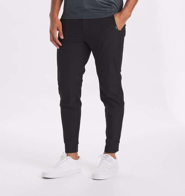 Comfortabele katoenen heren stretch chino, winterkleding met een moderne, casual look.