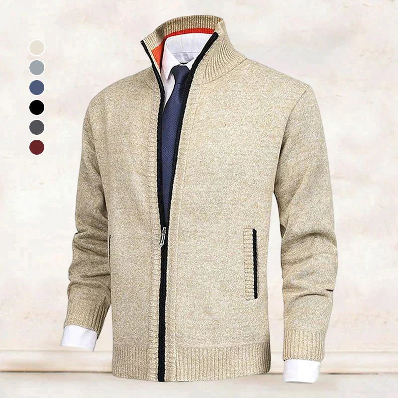 Comfortabel heren vest met ritssluiting, perfect voor casual herfst- en winterdagen.