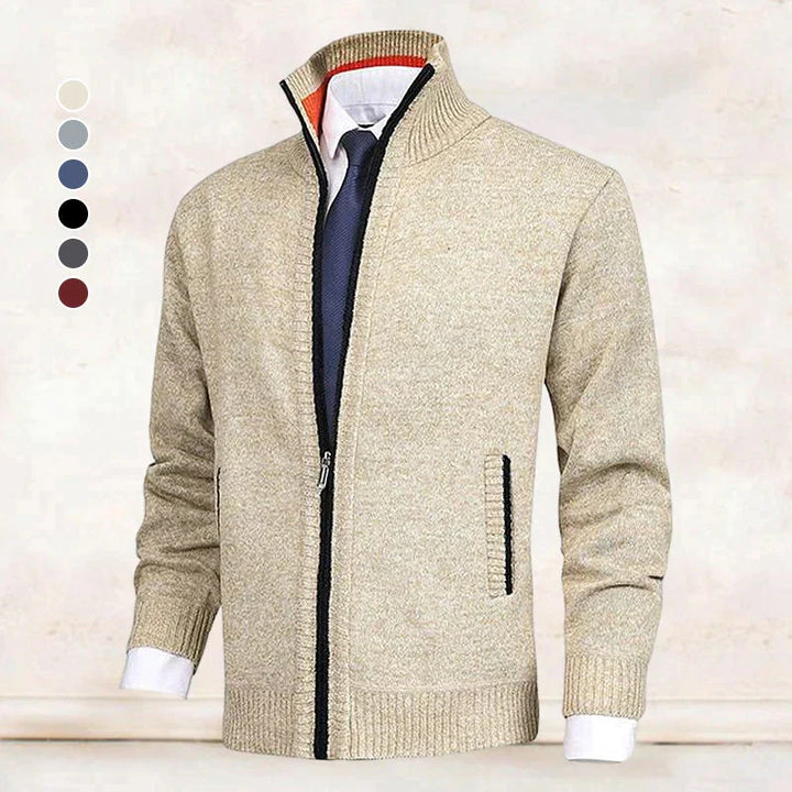 Comfortabel heren vest met ritssluiting, perfect voor casual herfst- en winterdagen.