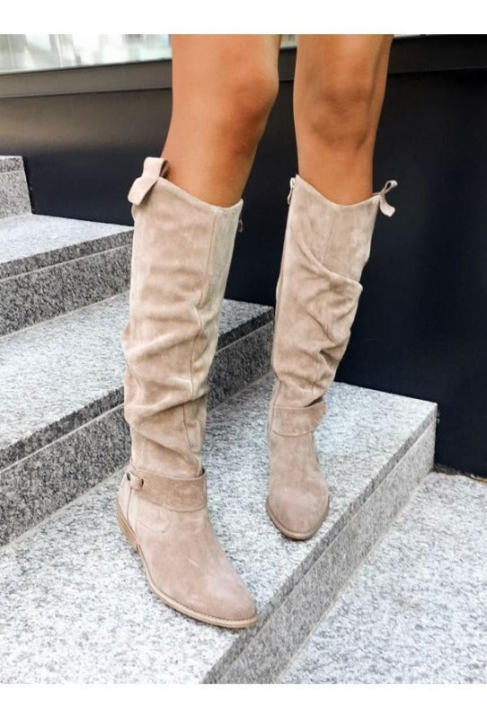 Dames Allison kniehoge laarzen: de perfecte combinatie van stijl, comfort en functionaliteit.