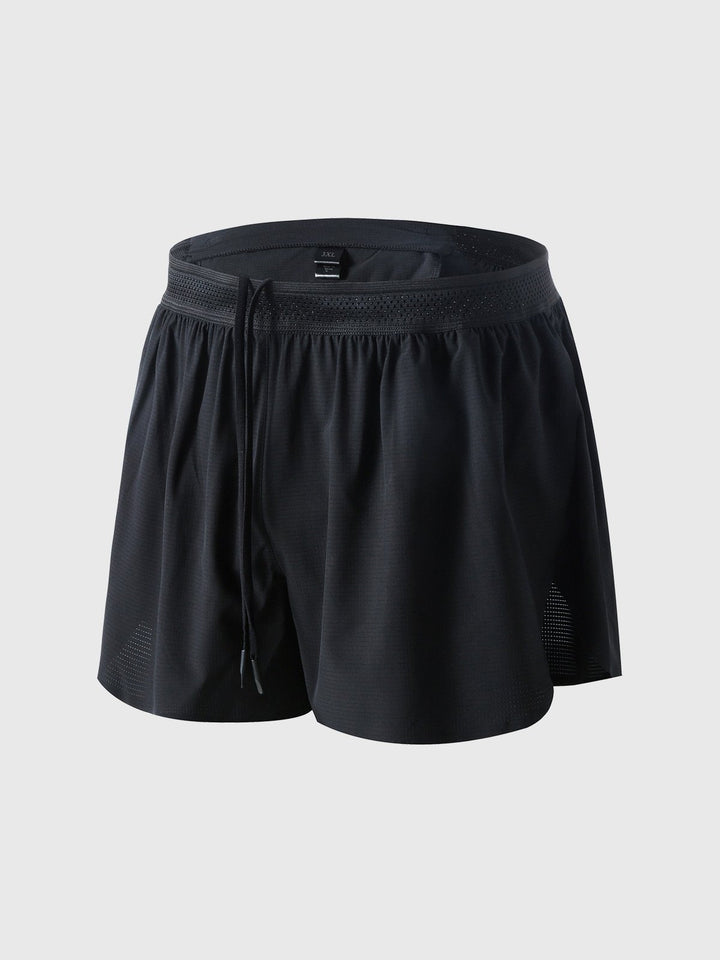 Moderne VelozFit heren hardloopshorts, stijlvol en functioneel voor elke hardloopsessie.