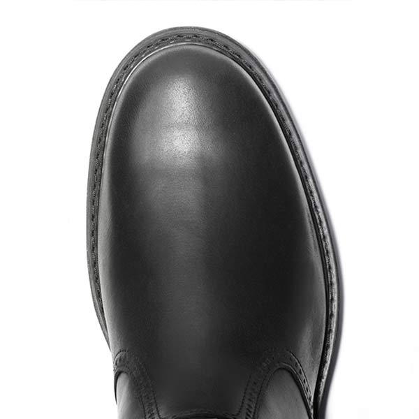 Comfortabele James heren Chelsea boots, zwarte enkellaarzen met duurzaam design voor langdurig draagplezier.