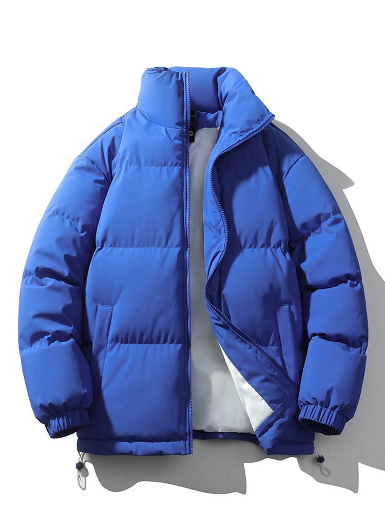 Stijlvolle heren winter pufferjack, korte, oversized snit, perfect voor dagelijks gebruik.