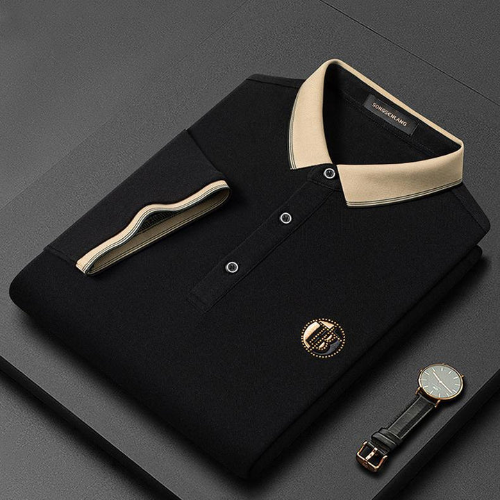 Modern heren polo shirt Oliver, geborduurd en slim fit. Een stijlvolle, casual en elegante keuze voor zomerkleding.