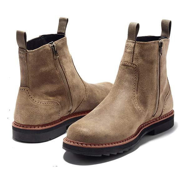 Zwarte heren Chelsea boots 'James', klassieke enkellaarzen, perfect voor een luxe en stijlvolle uitstraling.