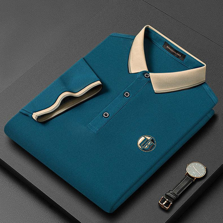 Oliver heren polo shirt, slim fit en comfortabel, ideaal voor een casual of elegante zomeroutfit. Veelzijdig.