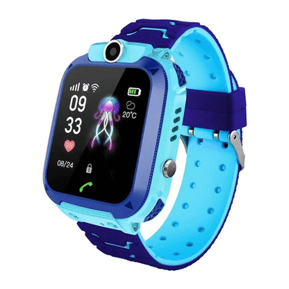 "JuniorSafe kinder smartwatch met GPS, kleurentouchscreen en educatieve spelletjes, ideale veiligheid en speelplezier"