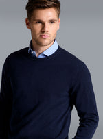 Ronde hals Navy Blue