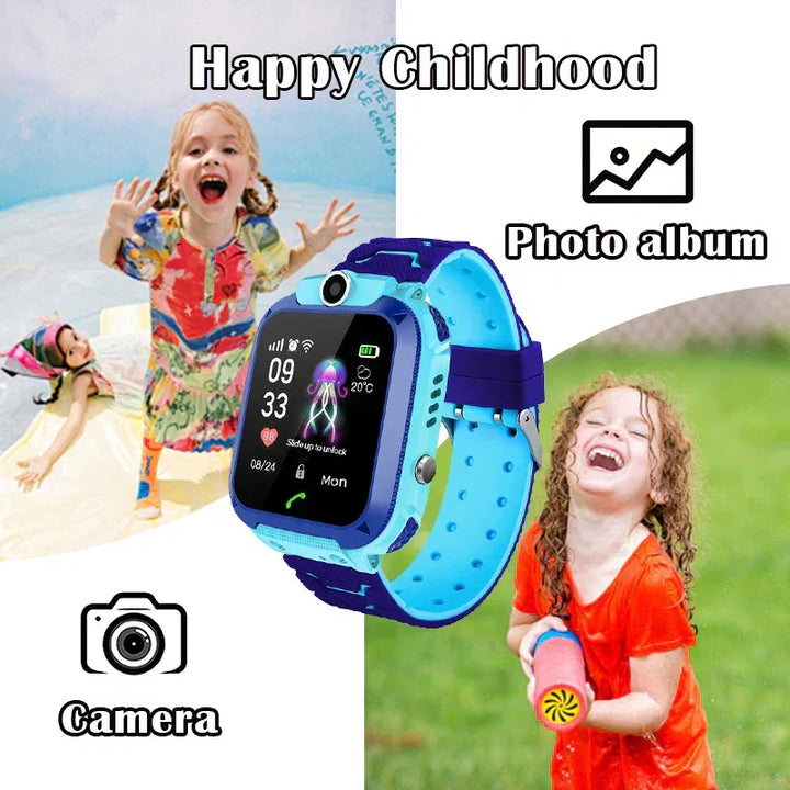 Innovatief kinderhorloge met nauwkeurige GPS-locatiebepaling en SOS-knop voor extra veiligheid en gemoedsrust.