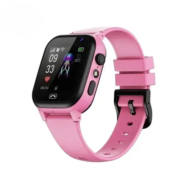 Veilig 4G/2G kinderhorloge met GPS tracker en videobellen. Waterdichte smartwatch voor zorgeloze ouders.
