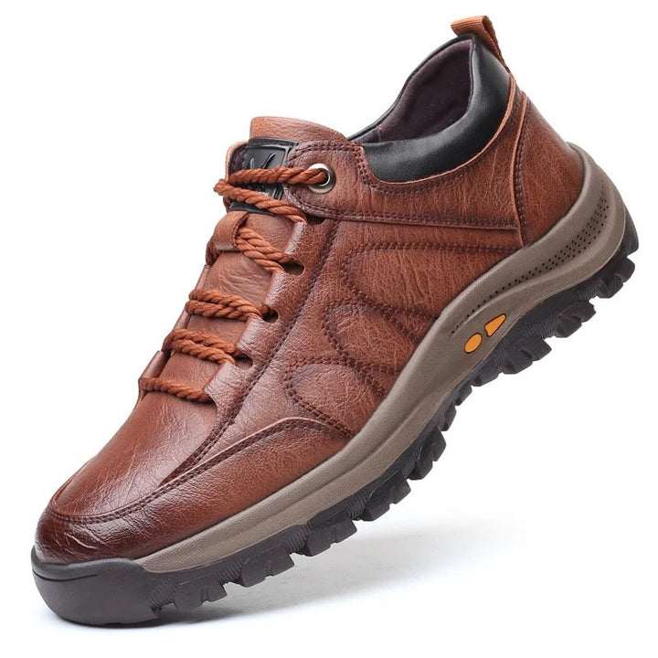 Orthopedische herenschoenen voor rugpijn verlichting en houding verbetering, ideaal voor werk.