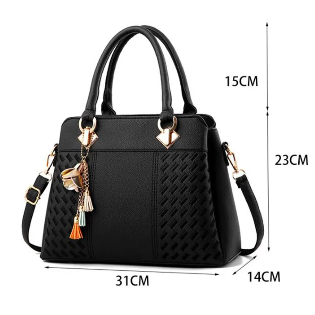 Trendy Klaire handtas voor dames, als schoudertas te dragen, praktisch en elegant.