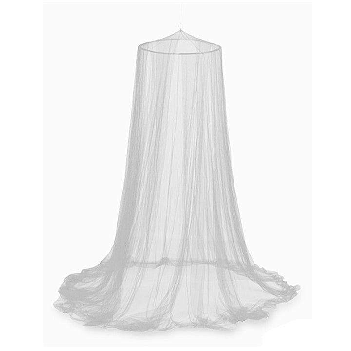 Witte Klara klamboe voor sfeervolle prinsessenkamer of slaapkamer. Decoratief muskietennet.