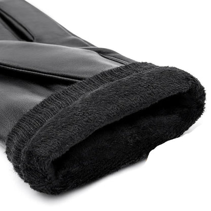 "Klassieke leren handschoenen voor heren, premium kwaliteit in bruin, warme voering, stijlvol en functioneel ontwerp."
