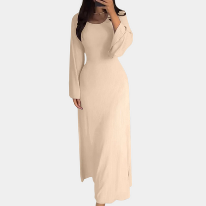 "Klassieke zomerjurk voor dames, maxi-lengte, verkrijgbaar in abrikoos, roze, wit, lichtblauw, elegant en chic ontwerp."