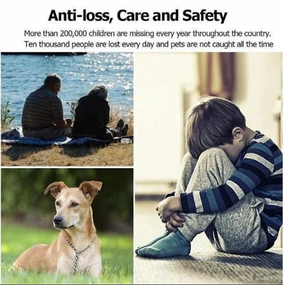 Kleine zwarte magnetische GPS-tracker, eenvoudig te monteren, biedt wereldwijd bereik zonder abonnement, ideaal voor voertuig