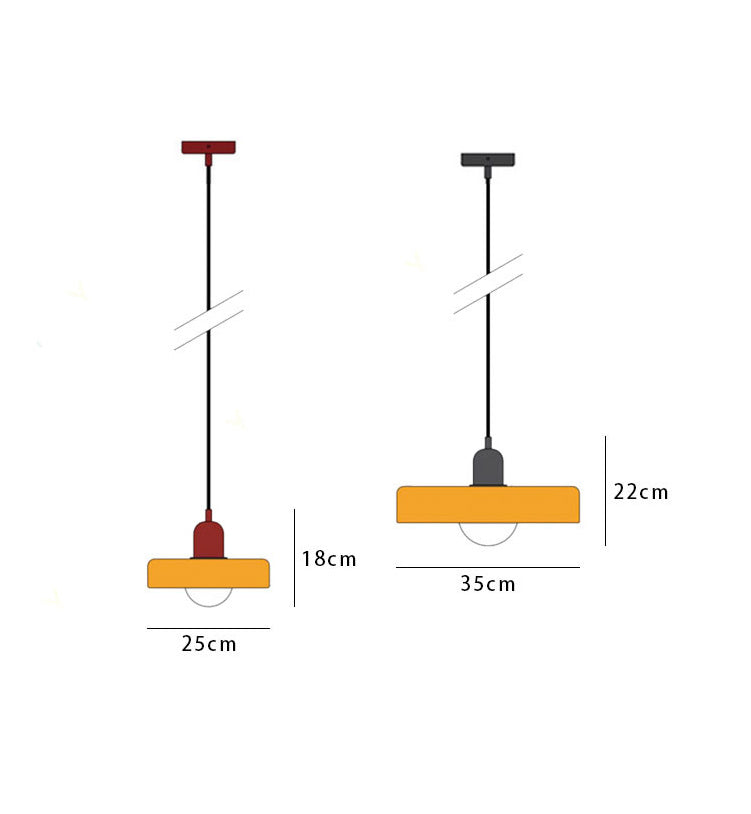 Artistieke Bauhaus lamp, modern en kleurrijk, met prachtig glazen design.