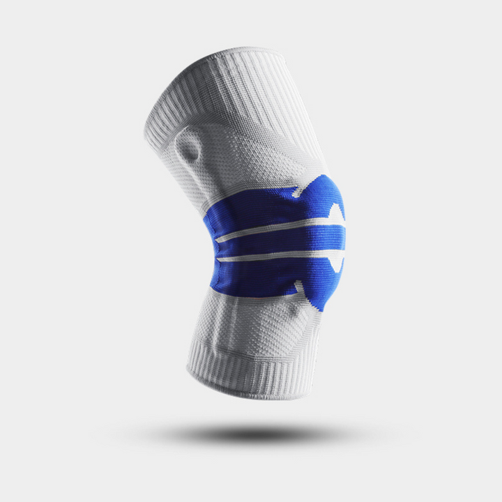 Ergonomische kniebrace met zachte, ademende stof voor optimale gewrichtsbescherming en comfort.
