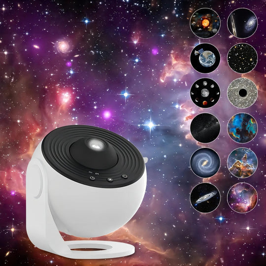 Perfect cadeautip: een elegante sterrenprojector die elke slaapkamer omtovert tot een magische sterrenhemel.