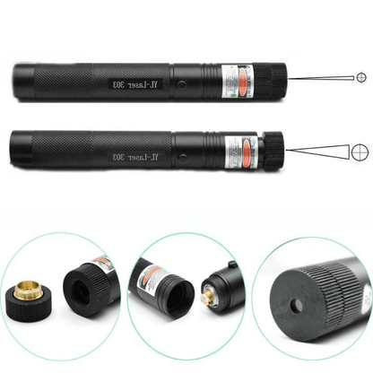 "Krachtige laserpointer 303, robuust ontwerp, ideale gadget voor presentaties en sterrenkijken, compact en draagbaar."