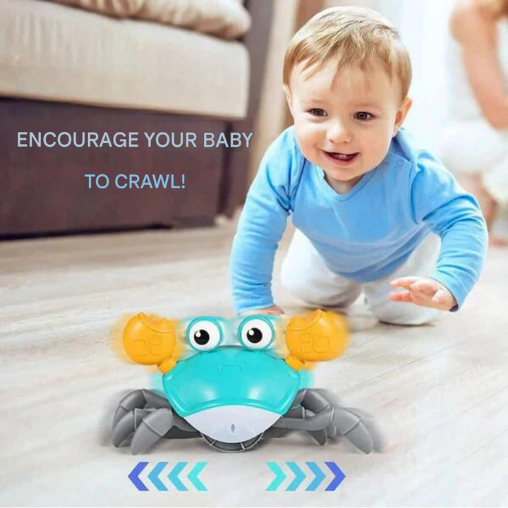 Speelgoed dat baby's actief houdt; interactief kruipspeelgoed stimuleert beweging en leren.