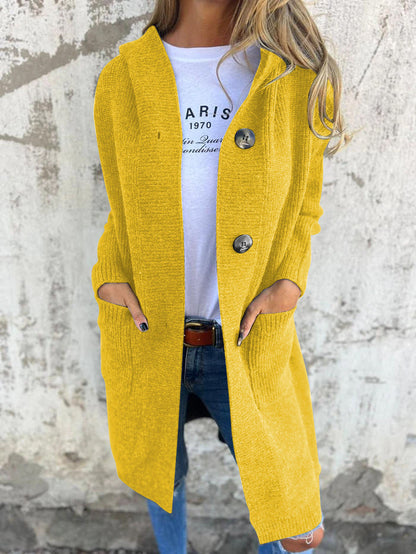 "Lange damesvest in zacht materiaal, flatterende snit, veelzijdig in zwart, ideaal voor elke stijlvolle outfit."
